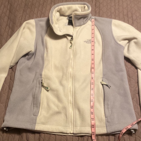 Older style North Face fleece zip up. Worn, but still has plenty of life. - Picture 7 of 9